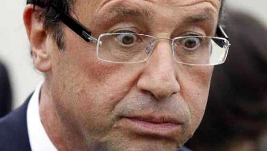 François Hollande ridicule